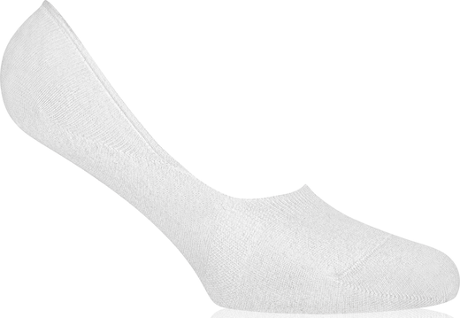 Rohner Tagessocke Invisible Low (Baumwolle) weiss - 2 Paar